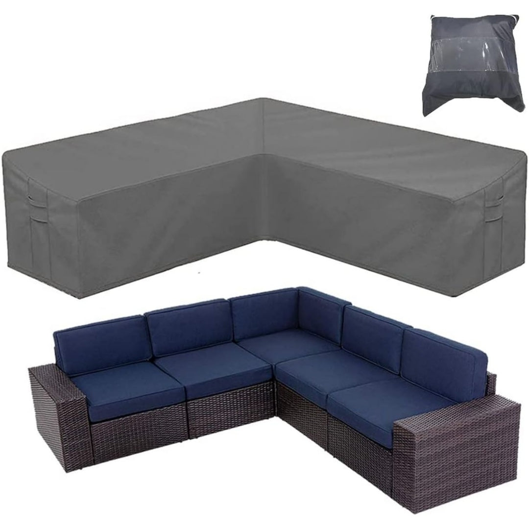Stile raffinato coperture per divani in tessuto da esterno grigio