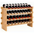 Profilo moderno porta bottiglie da vino impilabile