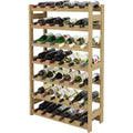 Linea essenziale porta bottiglie da vino in legno marrone
