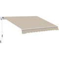 Finitura armoniosa tende da veranda in metallo regolabile beige
