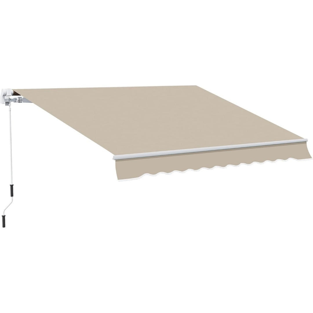 Finitura armoniosa tende da veranda in metallo regolabile beige