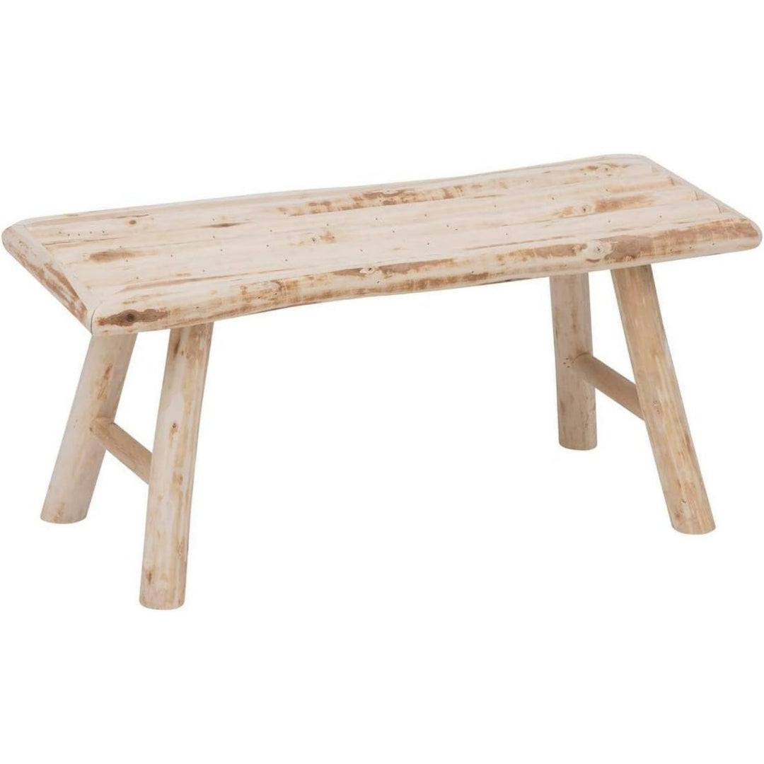 Soluzione funzionale panchine in legno